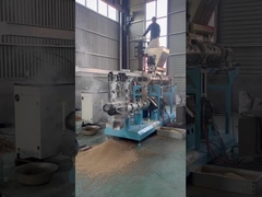 Alimentazione di galleggiamento della vite gemellata che fa la pallina del mangime per pesci del cucciolo della macchina che fa macchina