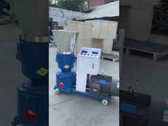 Macchina per la produzione di pellet di mangime per bovini a stampo piatto Macchina per pellet di alimenti per animali per capre di maiale