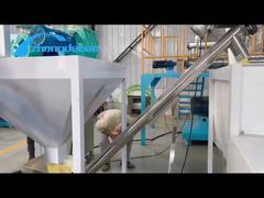 Linea di produzione automatica completa di mangimi 1-10TPH Impianto di lavorazione di mangimi per animali domestici tutto in uno