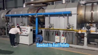 Forno di carbonizzazione continua