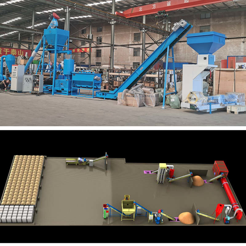 linea di produzione di legno della pallina 600-800kg/H pallina della biomassa di 6-12mm che fa macchina