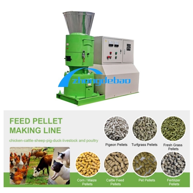 100-1200 mulino della pallina dell'alimentazione di Kg/Hour con il motore elettrico o il motore diesel