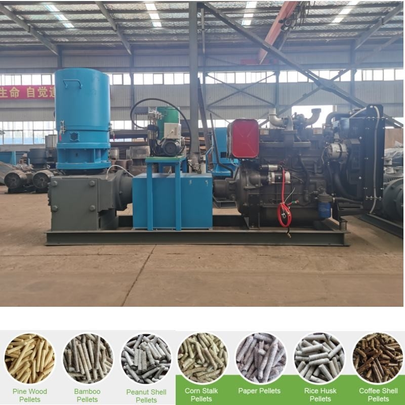 55-160kw Power Wood Pellet Mill per tensione personalizzata e 380V/50HZ/3Phase Operation