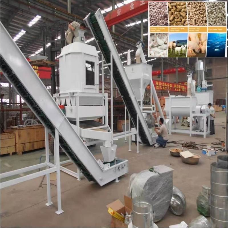 La linea di produzione della pallina dell'alimentazione dell'azienda agricola il bestiame completo di 20ton/H alimenta la fabbricazione della macchina