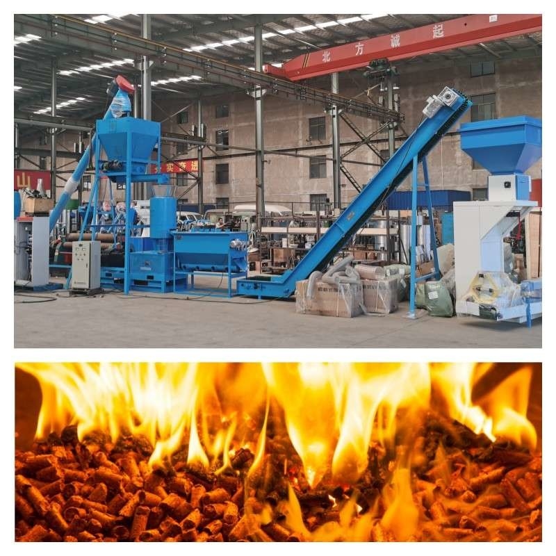alta densità di legno della macchina della pallina dello spreco di Chip Pellet Machine 1-2tph di legno di 6-12mm