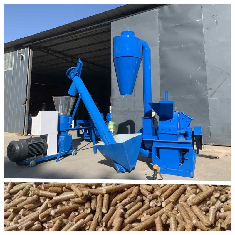linea di produzione di legno della pallina 300kg/H linea di produzione redditizia della pallina dell'alimentazione