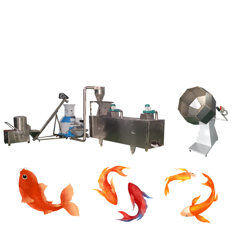 Il pesce di galleggiamento di acciaio inossidabile alimenta la linea di produzione trasportatore di vite di 0.75kw
