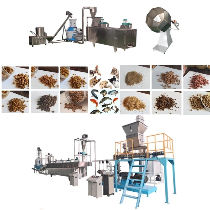 50-2000 linea d'affondamento/di galleggiamento di kg/h del pesce dell'alimentazione dell'espulsore con la dimensione 0.8-12mm della pallina