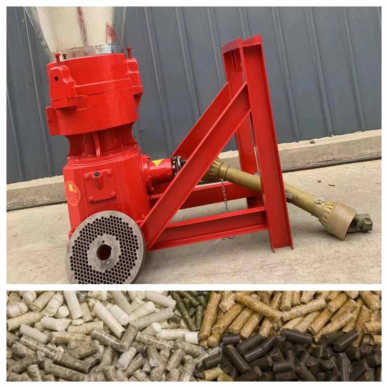 mulino della pallina del PTO 300kg/hWood dell'azionamento del trattore 10-80hp per la fabbricazione delle palline della biomassa di 6mm