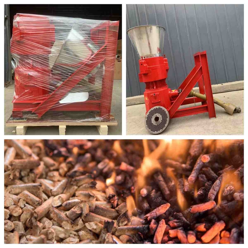 mulino della pallina del PTO 300kg/hWood dell'azionamento del trattore 10-80hp per la fabbricazione delle palline della biomassa di 6mm