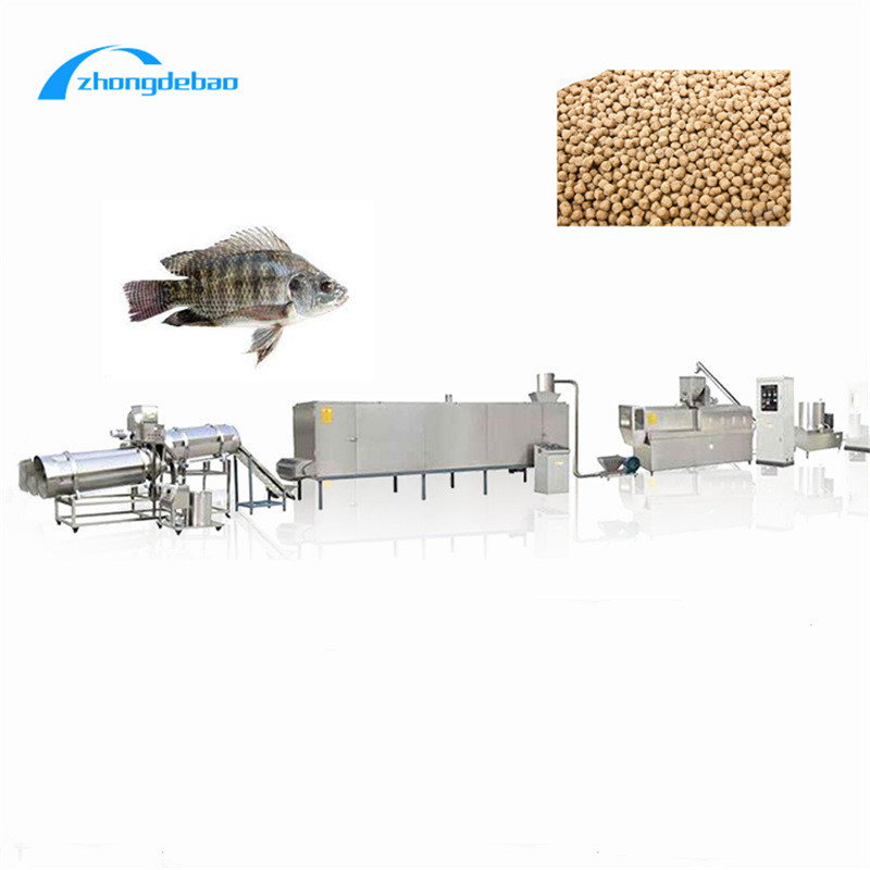 Linea di produzione di galleggiamento dell'alimentazione del pesce 500KG/H CE ornamentale dell'espulsore del mangime per pesci