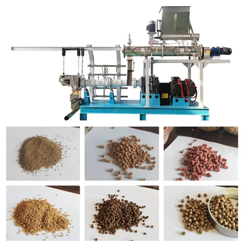 Tipo bagnato linea di galleggiamento dell'alimentazione del pesce della macchina dell'alimentazione del pesce dell'espulsore dell'alimentazione della vite del gemello
