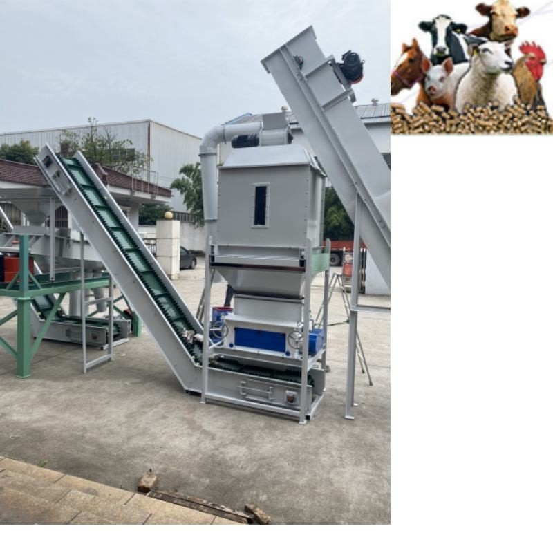 la linea di produzione della pallina dell'alimentazione animale 500kg/H Ring Die Poultry Feed Pellet macina l'alimentazione animale