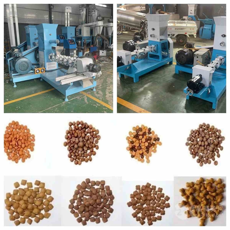 200-500kg/H tipo asciutto macchina di galleggiamento 2.5mm-6mm dell'alimentazione del pesce dell'espulsore dell'alimentazione del pesce piccola