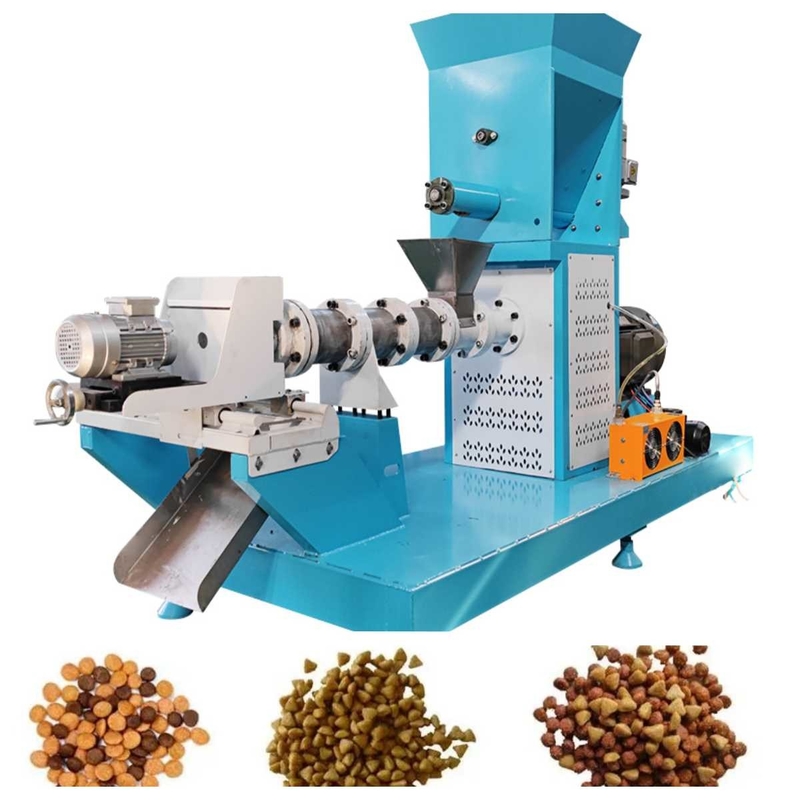 200-500kg/H tipo asciutto macchina di galleggiamento 2.5mm-6mm dell'alimentazione del pesce dell'espulsore dell'alimentazione del pesce piccola