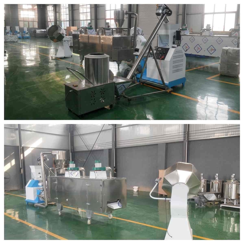 piccola linea di produzione della farina di pesce 200-300kg/H cane Cat Fish Extruder Machine