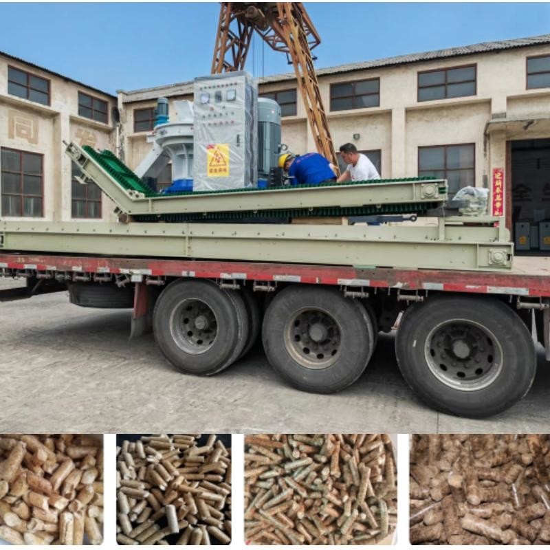 Linea di produzione della pallina della biomassa del CE grande macchina di legno del mulino della pallina della biomassa del ceppo