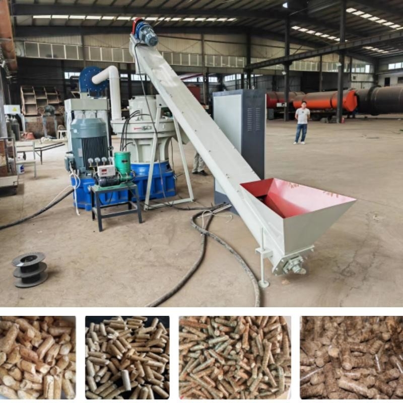 Linea di produzione della pallina della biomassa del CE grande macchina di legno del mulino della pallina della biomassa del ceppo