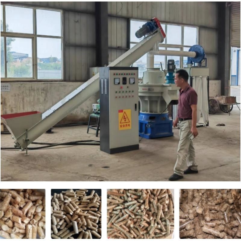 Linea di produzione della pallina della biomassa del CE grande macchina di legno del mulino della pallina della biomassa del ceppo