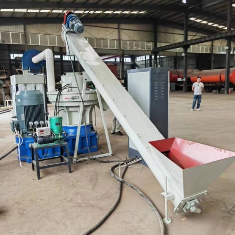 Macchina automatica per pellet di alimentazione con anello di combustibile per pellet di legno 1-4T / H