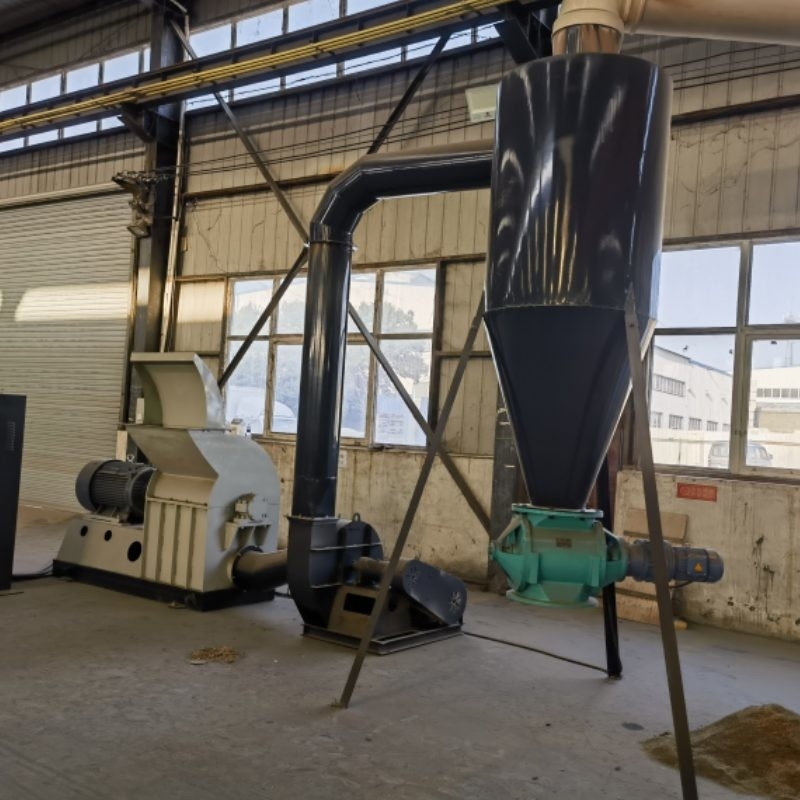 Macchina automatica per pellet di alimentazione con anello di combustibile per pellet di legno 1-4T / H