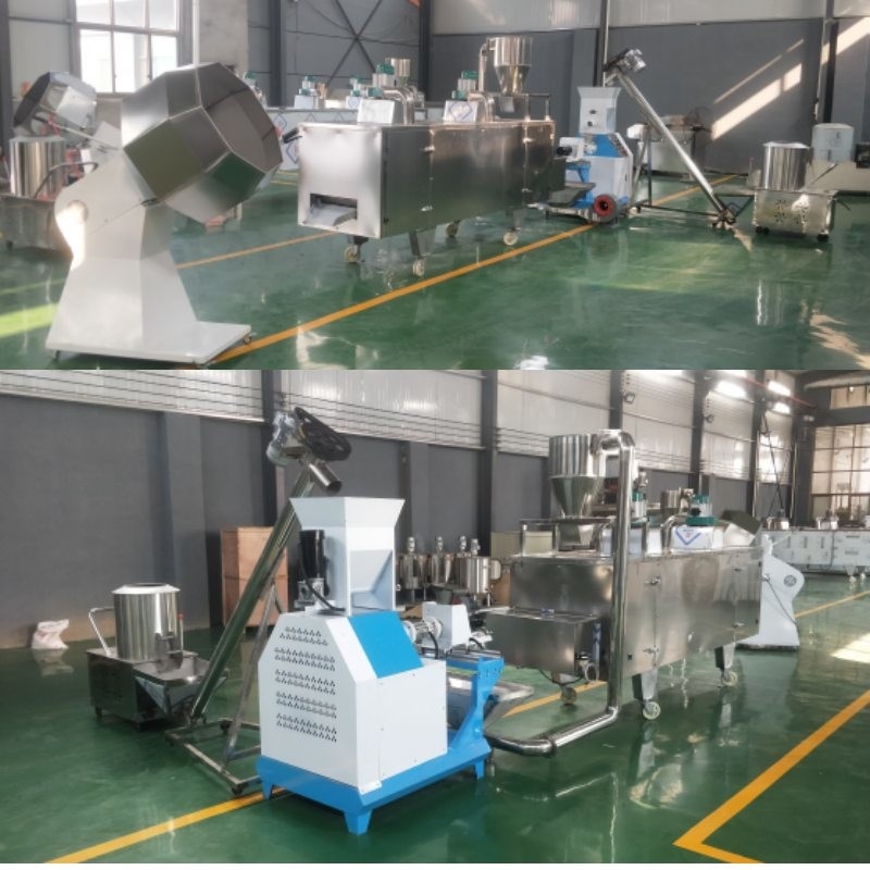 Tipo asciutto automatico cilindro preriscaldatore di galleggiamento del pesce della macchina dell'espulsore dell'alimento per animali domestici dell'espulsore dell'alimentazione del pesce