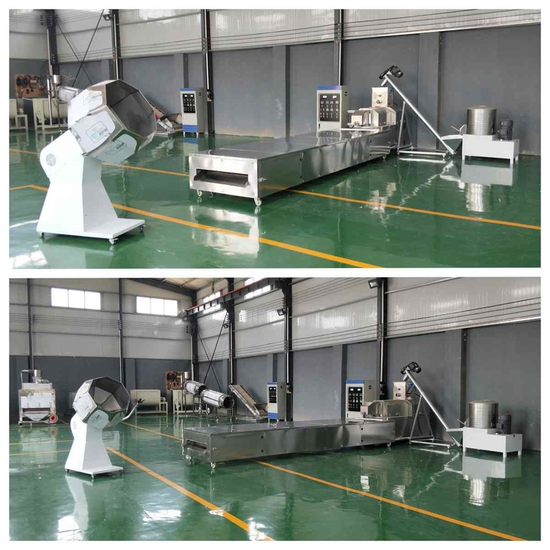 Linea di trasformazione asciutta dell'alimento per animali domestici dell'alimentazione del pesce di Cat Food Making Machine 37-160kw del cane