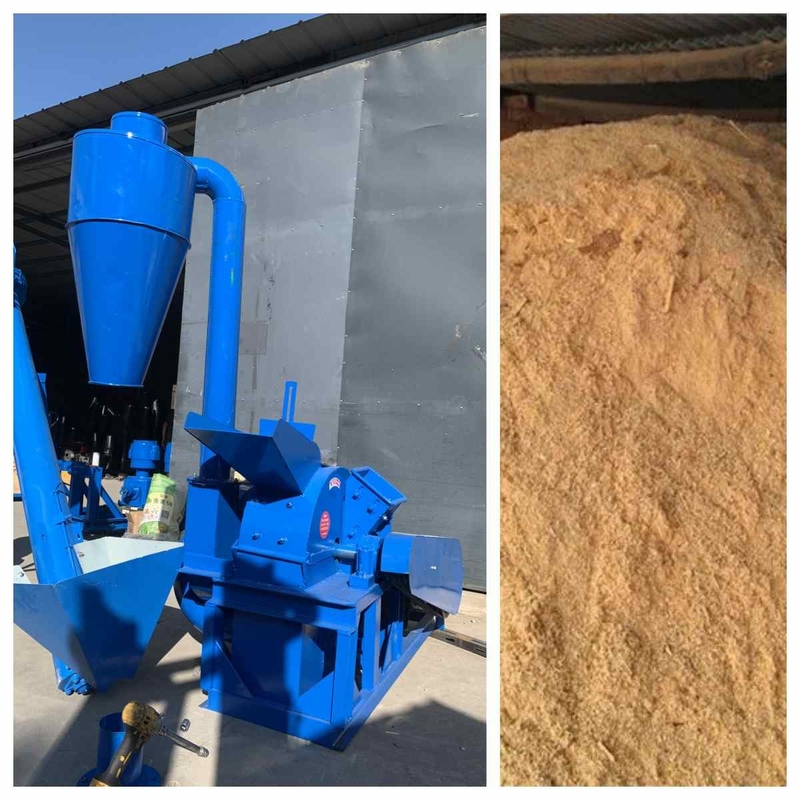 15kw 500kg/H si ramifica smerigliatrice di legno Machine di Chips Wood Chips Shavings Crushing 420-3