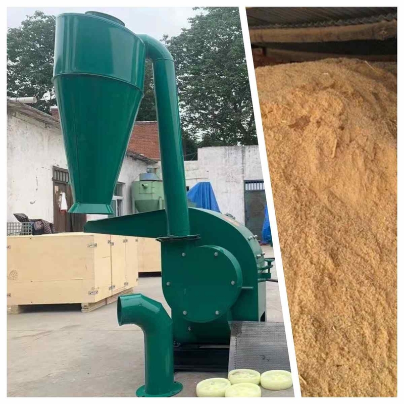 Mulino a martelli dell'alimentazione di Straw Husk Grass Corn MaizeHay del grano forte alla farina stridente del foraggio