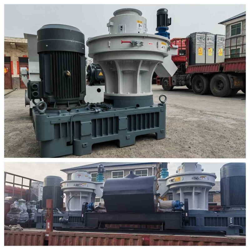 pallina della segatura 1.5-2t/H che rende a biomassa della macchina Ring Die Pellet Machine verticale