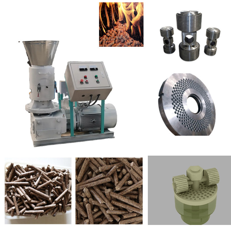 mulino automatico di legno della pallina dell'alimentazione di lubrificazione della macchina 0.8-4ton/H della stampa della pallina di 4-12mm