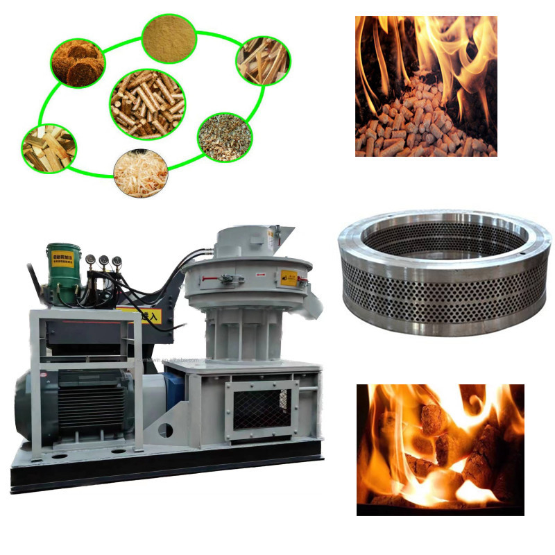 mulino automatico di legno della pallina dell'alimentazione di lubrificazione della macchina 0.8-4ton/H della stampa della pallina di 4-12mm