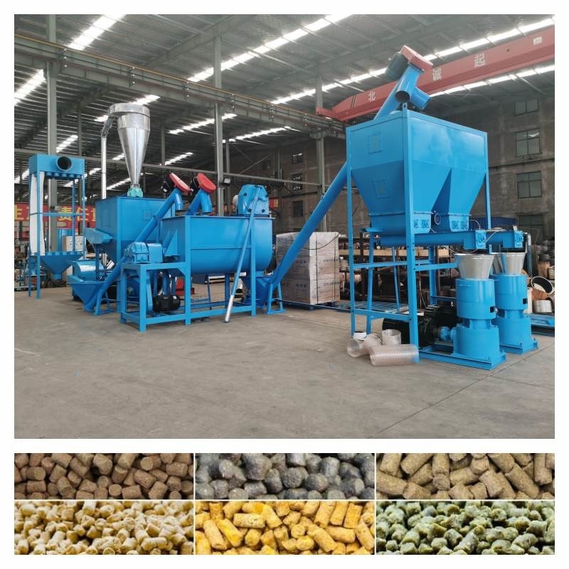 Pallina del pollame 500-800KG/H che fa la linea di produzione di mangimi della macchina 7.5-30kw
