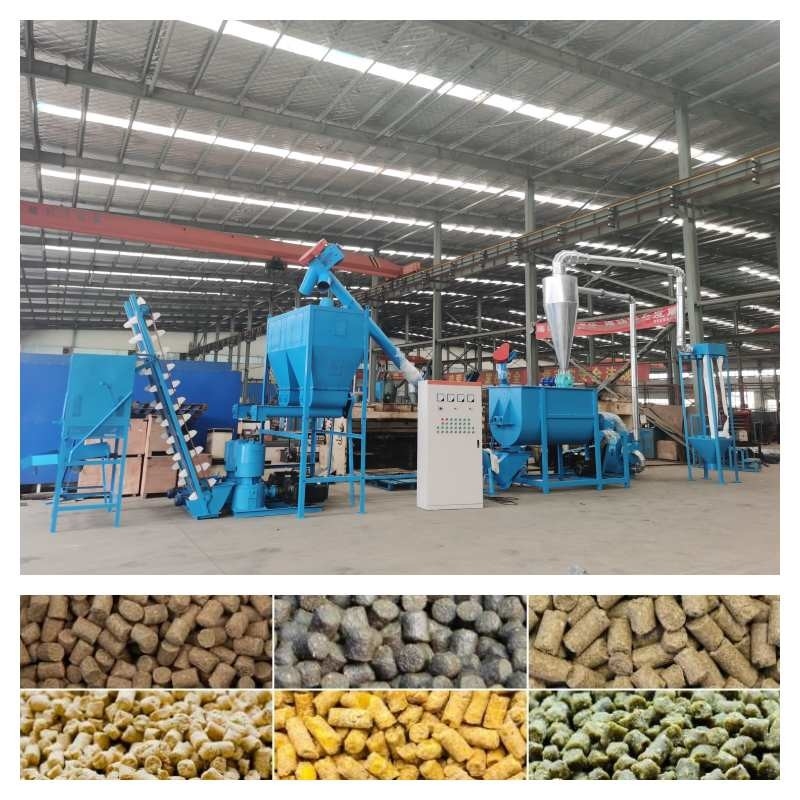 Pallina del pollame 500-800KG/H che fa la linea di produzione di mangimi della macchina 7.5-30kw