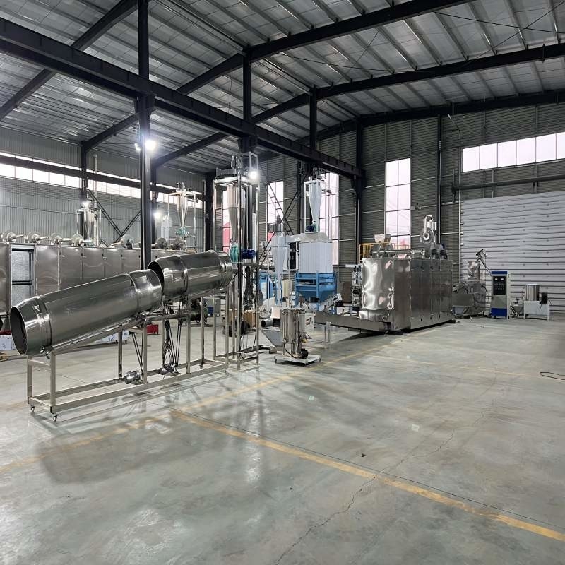 Linea di produzione di mangimi per koi e linea di produzione di estrusori galleggianti per mangimi ornamentali