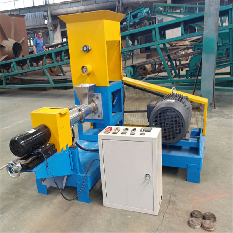 Estruttore di mangimi per pesci a secco semplice per pesci galleggianti Pellet di mangimi per pesci 60-80 kg/ora Produrre pellet