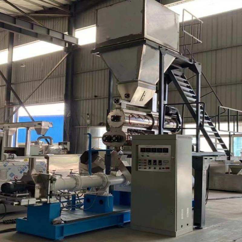 45-50 kg/h Macchina di estrussione per mangimi galleggianti linea di produzione di mangimi per pesci galleggianti acciaio inossidabile