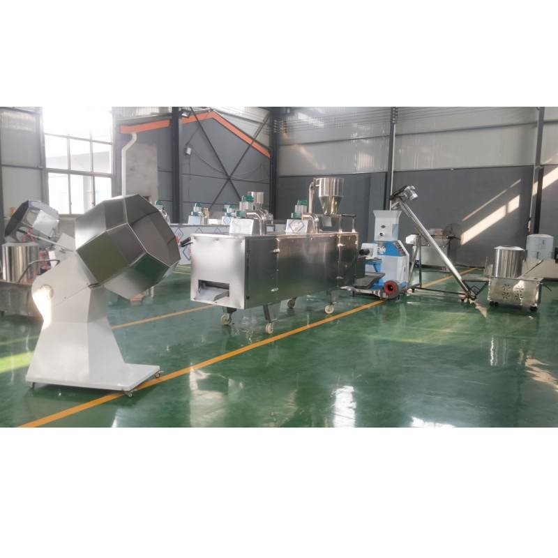 45-50 kg/h Macchina di estrussione per mangimi galleggianti linea di produzione di mangimi per pesci galleggianti acciaio inossidabile