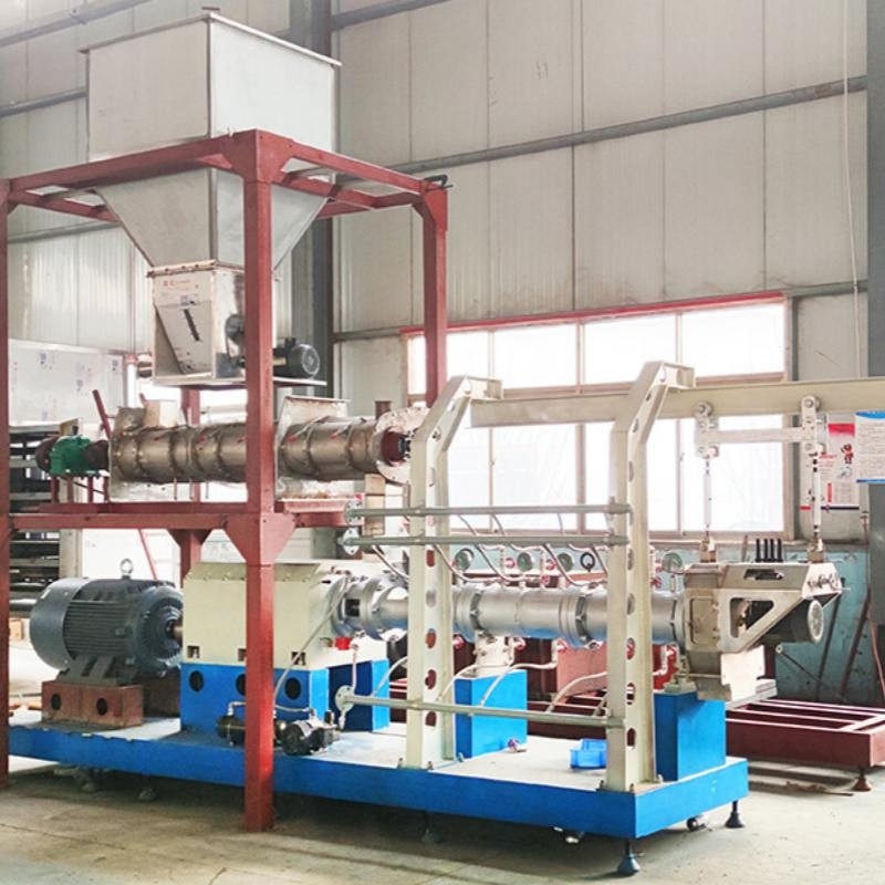 Linea di produzione di mangimi per pesci galleggianti completamente automatica 5.5KW