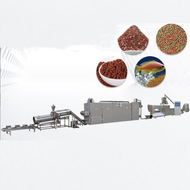 Linea di produzione di mangimi per pesci galleggianti completamente automatica 5.5KW
