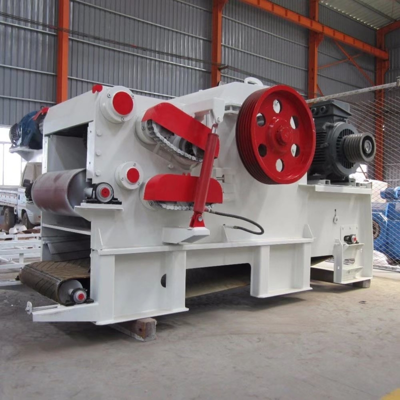 Macchine elettriche industriali per la frantumazione del legno per uso pesante macchine mobili rotonde per la frantumazione del legno