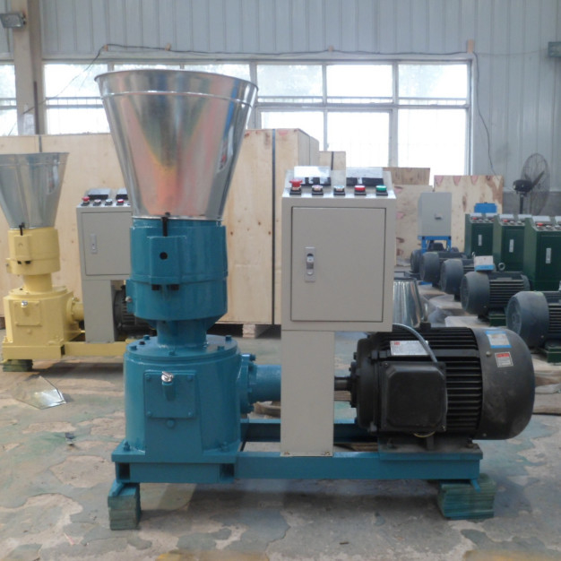 1-2TPH Macchina per la produzione di pellet per mangimi/macchina per la produzione di mangimi/vacca maiali polli pesce linea di produzione di pellet per mangimi