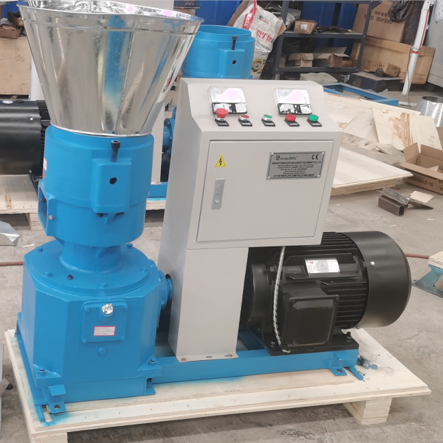 1-2TPH Macchina per la produzione di pellet per mangimi/macchina per la produzione di mangimi/vacca maiali polli pesce linea di produzione di pellet per mangimi