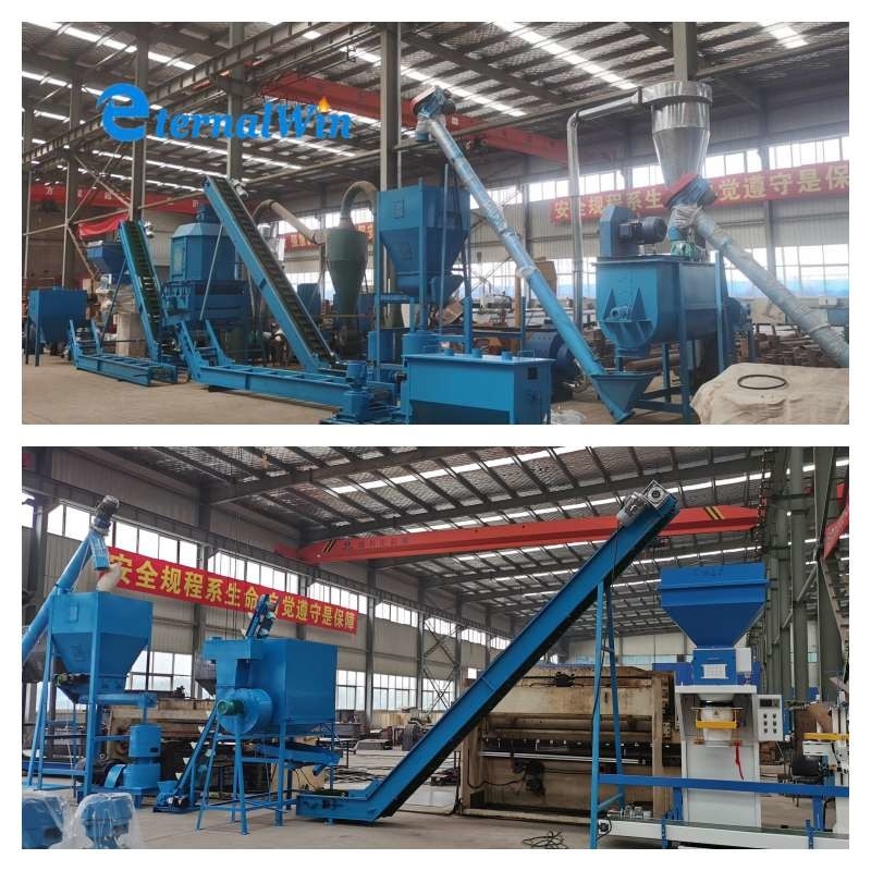 Contenuto di umidità delle materie prime ≤ 20% Linea di produzione di mangimi a pellet con prestazioni