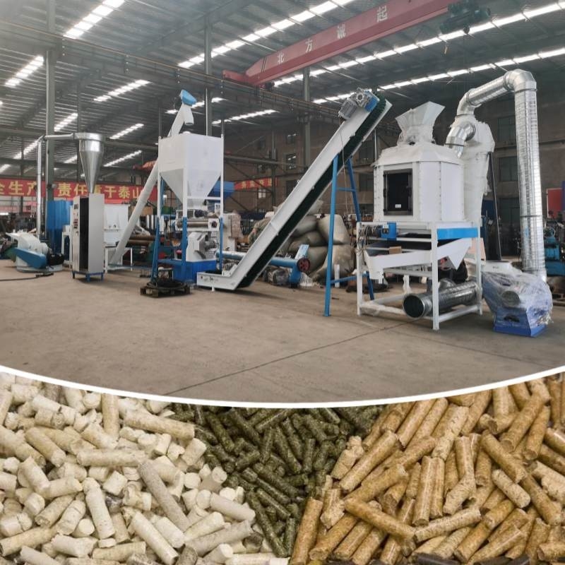 Contenuto di umidità delle materie prime ≤ 20% Linea di produzione di mangimi a pellet con prestazioni