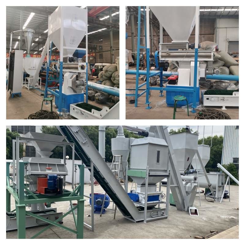 Linea di produzione di pellet per mangimi per animali per cereali 1-12 mm