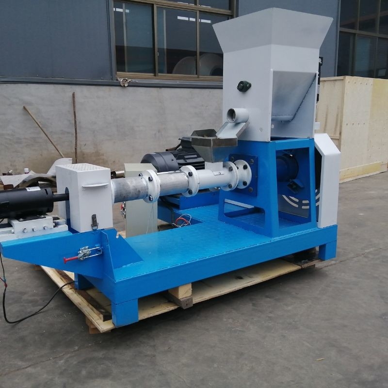 0.4kw 22HP Macchina a pellet per mangimi di pesce a secco Estrusore galleggiante per mangimi di pesce