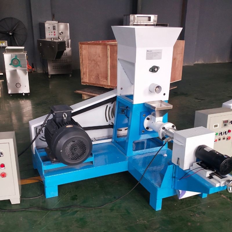 DGP Dry Type Floating Fish Feed Dog Food Extruder Granulatore a vite singola Granulatore di semi di cereali Maize Corn Soya Extruder