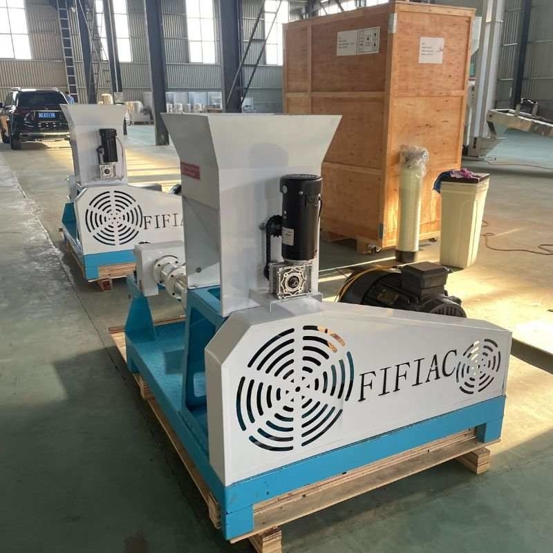 Estruttore elettrico per il riscaldamento a vapore di tipo secco per mangimi per pesci con potenza trifase e capacità di 50-2000 kg/h