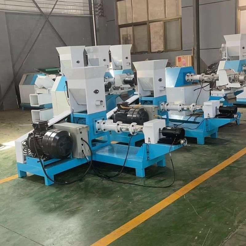 0.4kw 22HP Macchina a pellet per mangimi di pesce a secco Estrusore galleggiante per mangimi di pesce